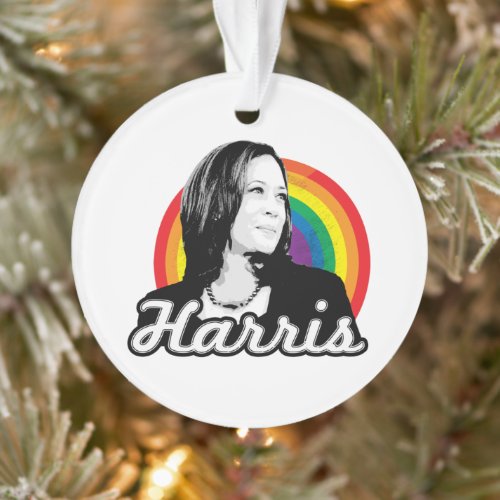 Rainbow Harris Ornament