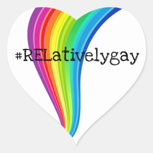 Rainbow Hashtag Stickers