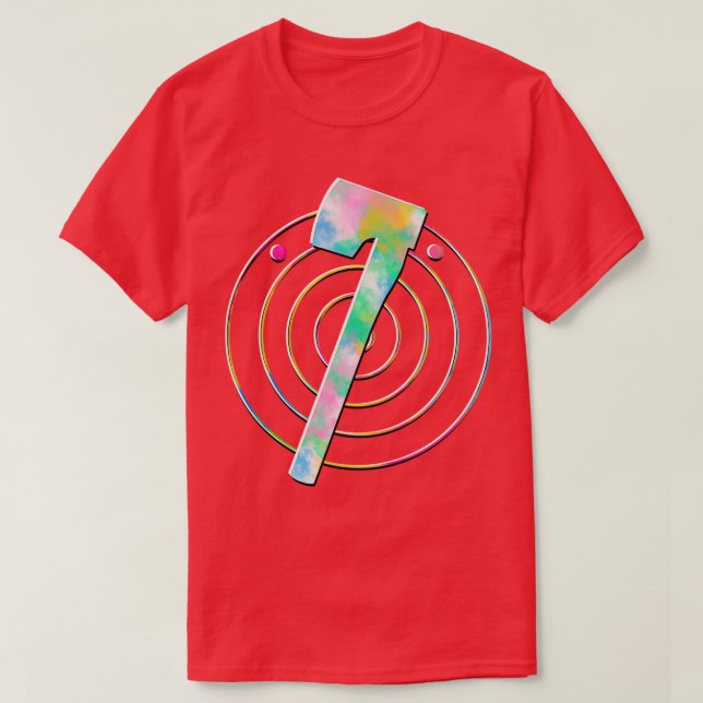 Rainbow Hatchet 2 T-Shirt (Design Front)