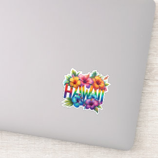 Rainbow Hawaii Sticker