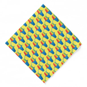 Rainbow Hawaiian Rainbow Shave Ice Dessert Hawaii Bandana