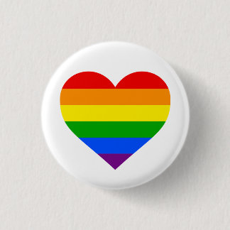 "RAINBOW HEART" 1.25-inch Button