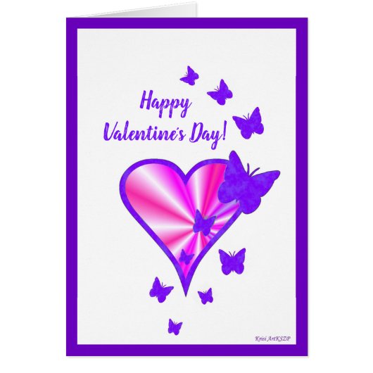 Rainbow Heart and Butterfly (Front)