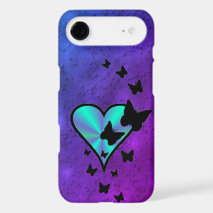 Rainbow Heart and Butterfly iPhone 17 Air Case