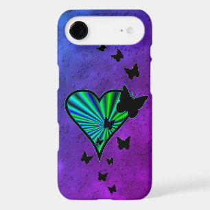 Rainbow Heart and Butterfly iPhone 17 Air Case