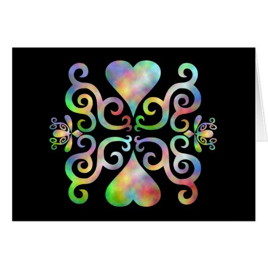 Rainbow Heart and Lily (Front Horizontal)