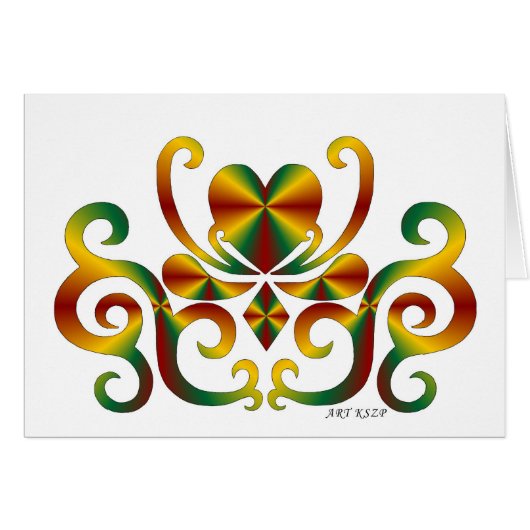 Rainbow Heart and Lily Cards (Front Horizontal)
