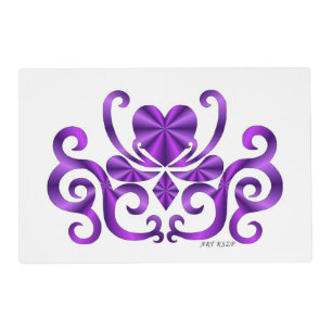 Rainbow Heart and Lily , Pet Mat