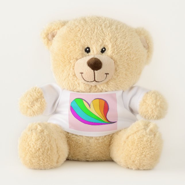 Rainbow Heart Bear (Front)