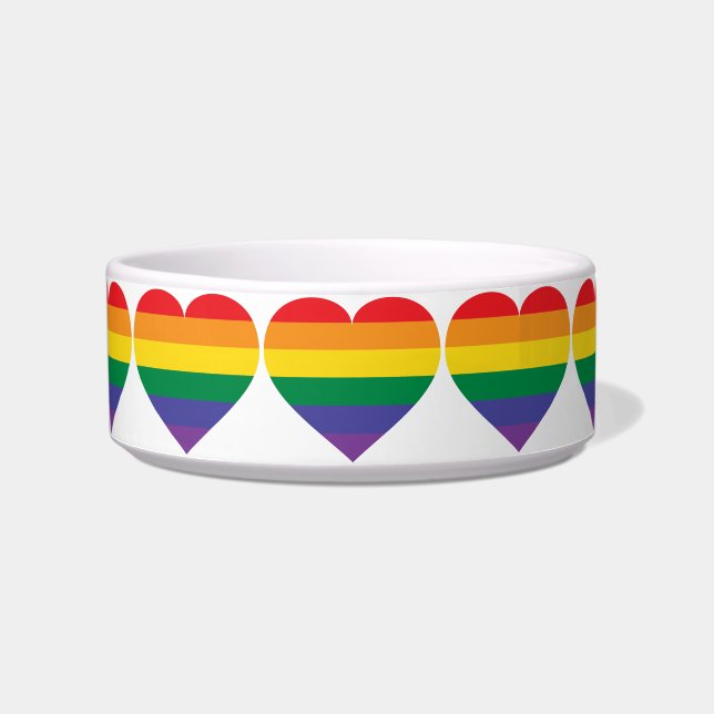 Rainbow Heart Bowl (Front)