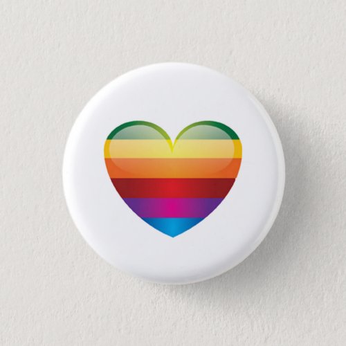 Rainbow Heart Button