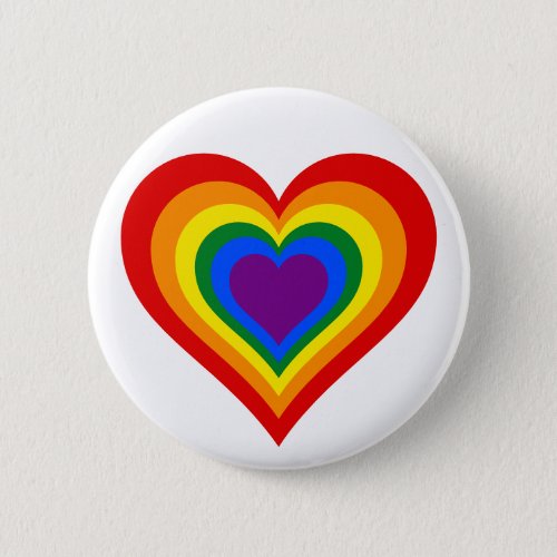 Rainbow Heart Button