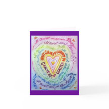 Rainbow Heart Cancer Cannot Do Greeting Cards
