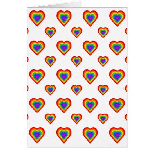Rainbow Heart Cards (Front)