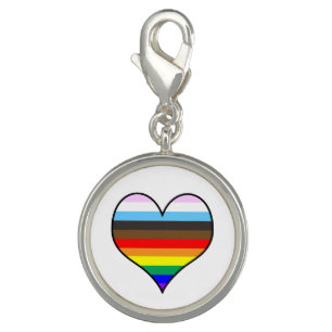 Rainbow Heart Charm