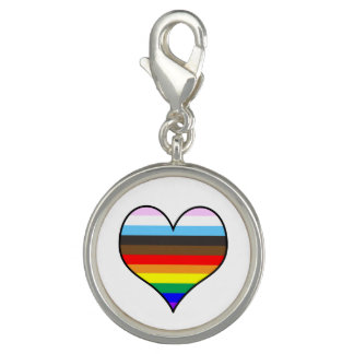Rainbow Heart Charm
