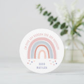 Rainbow heart cute classroom valentine (Standing Front)