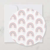 Rainbow heart cute classroom valentine (Back)