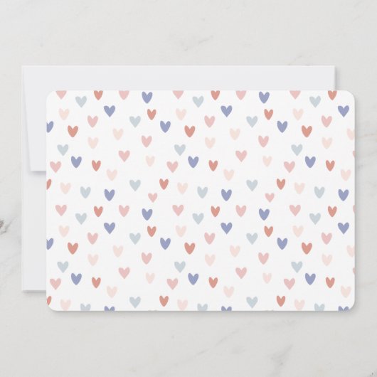 Rainbow heart cute photo classroom valentine (Back)