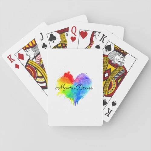 Rainbow Heart Deck of Cards