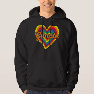 Rainbow Heart Love Guncle Lgbt Pride Gay Uncle Hoodie