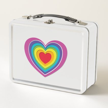 Rainbow Heart Lunchbox