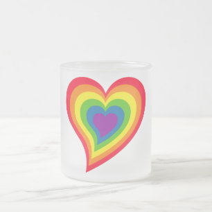 Rainbow Heart mug