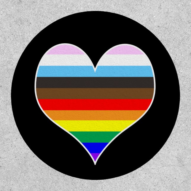 Rainbow Heart Patch (Front)