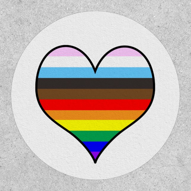 Rainbow Heart Patch (Front)