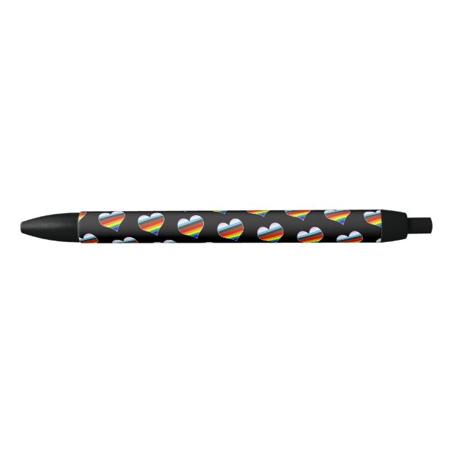 Rainbow Heart Pattern Pen (Front)