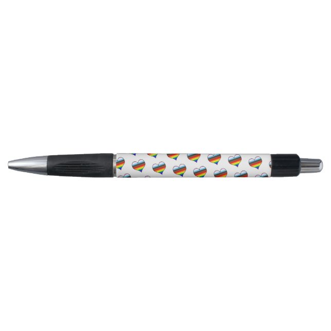 Rainbow Heart Pattern Pen (Front)