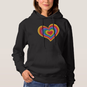 Rainbow heart. Pride gay love                 Hoodie