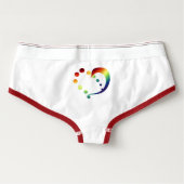 Rainbow Heart Pride Underwear (Back)