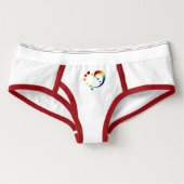 Rainbow Heart Pride Underwear (Front)