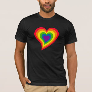 Rainbow Heart shirt - choose style & color