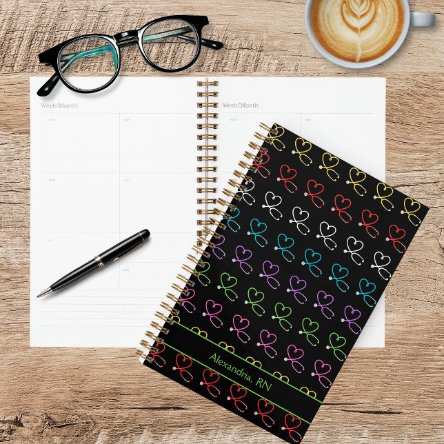 Rainbow Heart Stethoscope Planner (Creator Uploaded)