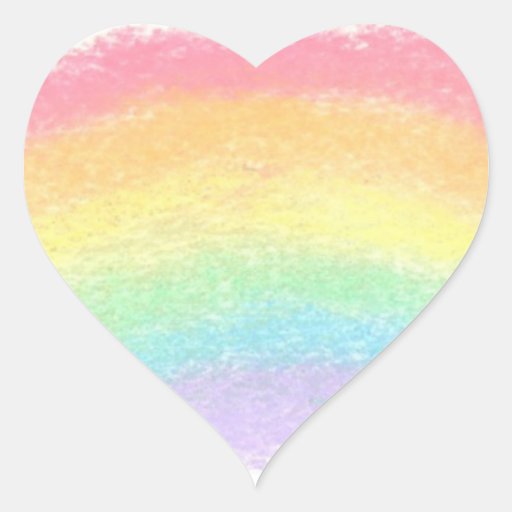 Rainbow Heart - Sticker | Zazzle