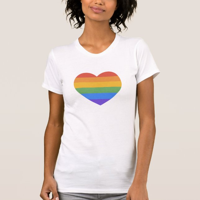 Rainbow Heart T-Shirt (Front)