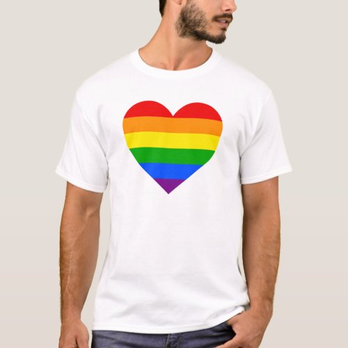 RAINBOW HEART T_Shirt