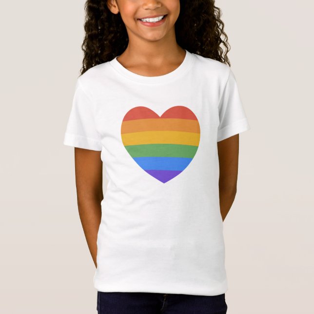 Rainbow Heart T-Shirt (Front)