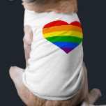 "RAINBOW HEART" T-Shirt<br><div class="desc">"RAINBOW HEART" PET CLOTHING</div>