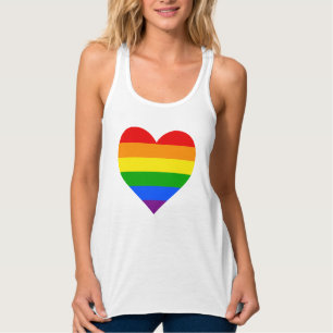 "RAINBOW HEART" TANK TOP