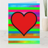 OVERSIZED GET WELL RAINBOW GREETING CARD