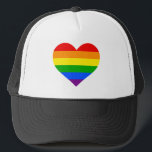"RAINBOW HEART" TRUCKER HAT<br><div class="desc">"RAINBOW HEART"</div>