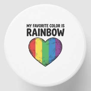 Rainbow Heart Vintage Engraving Favorite Color Shi Mini Candle Favors