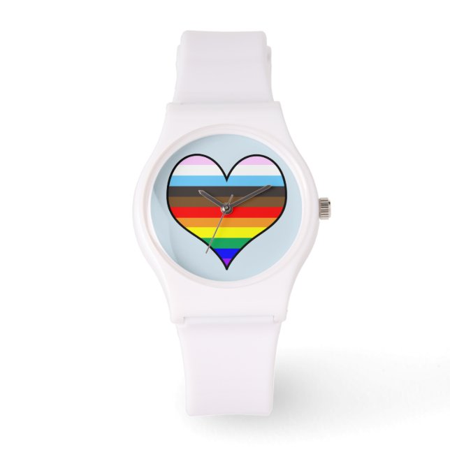 Rainbow Heart Watch (Front)