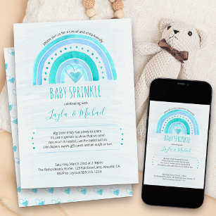 Zazzle sprinkle invitations sales