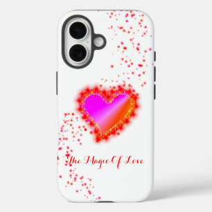 Rainbow Heart with Stars , The Magic Of Love iPhone 16 Case