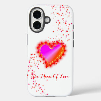 Rainbow Heart with Stars , The Magic Of Love iPhone 16 Case