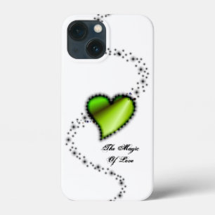 Rainbow Heart with Stars , The Magic Of Love iPhone 13 Mini Case